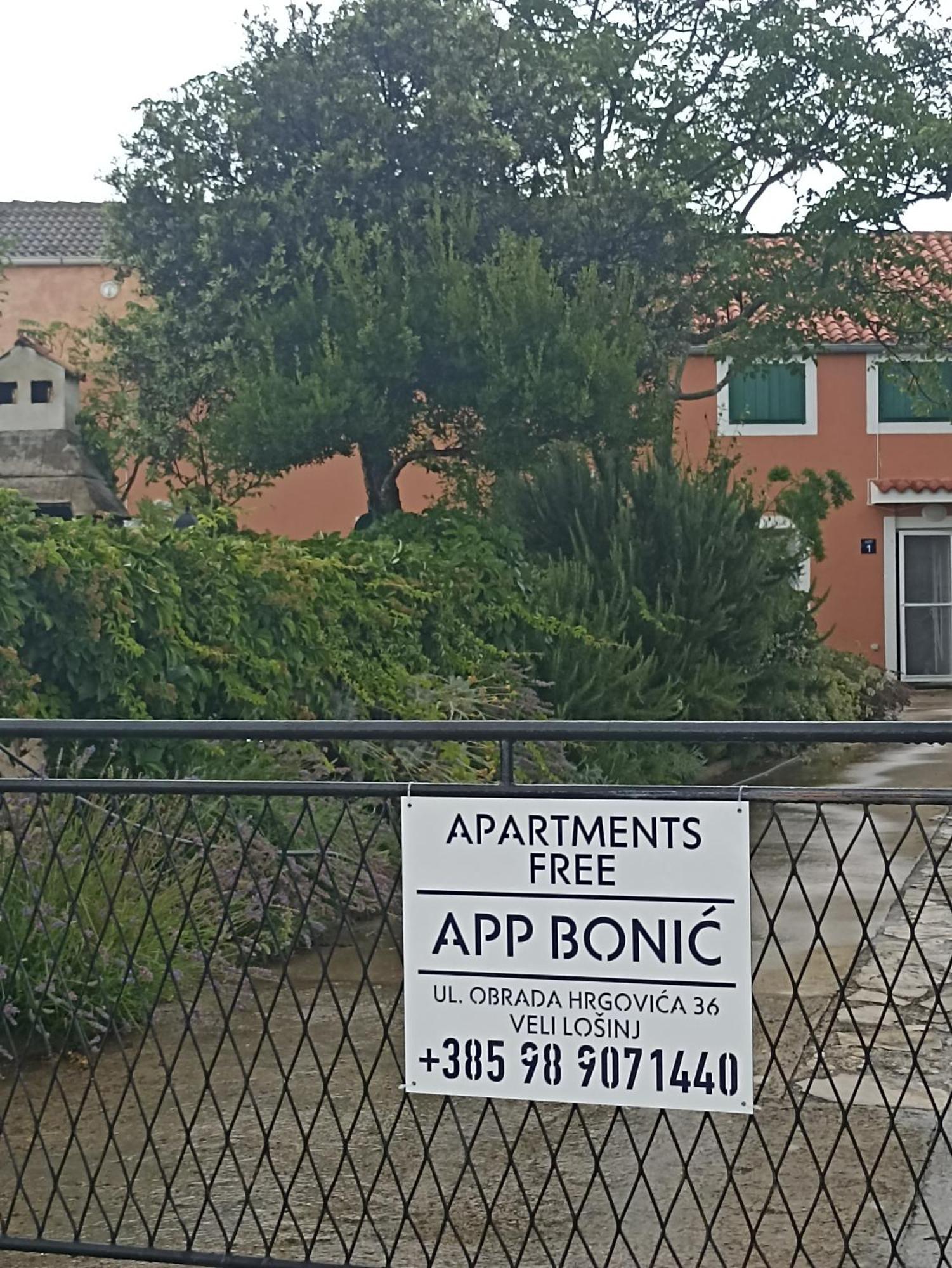 Ferienwohnung App Bonic Veli Lošinj Exterior foto